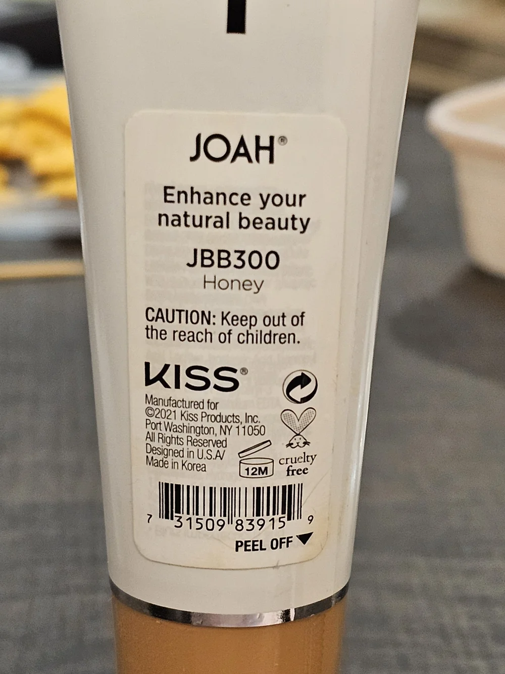 JOAH SET OF 2. Perfect Complexion BB Cream w/2% Niacinamide-Honey